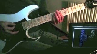 Iron Maiden  Wasted Years cover  SIT guitar tone Rockman X100 [upl. by Ecirtaemed]