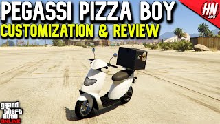 Pegassi Pizza Boy Customization amp Review  GTA Online [upl. by Dey]