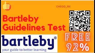 Bartleby Guidelines Test  FREE Answer  Bartleby Expert Registration  2022 [upl. by Aretha]