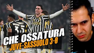 Così rischio di perdere tutti i capelli 😏 JuventusSassuolo 30 [upl. by Nigam]