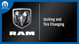 Jacking and Tire Changing  How To  2023 Ram ProMaster [upl. by Dopp495]