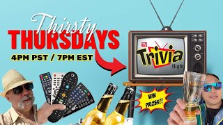 Thirsty Thursday Trivia  TV Trivia Through The Decades [upl. by Luapnoj]