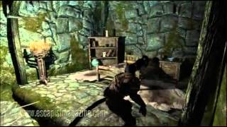 Skyrim Requiem Khajiit 2H HA  Smithing to 100 [upl. by Ejroj]