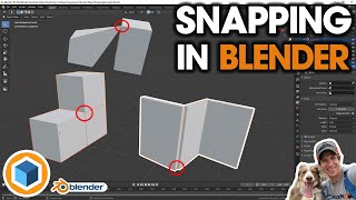 Getting Started with SNAPPING in Blender Snapping Tools Tutorial [upl. by Derfnam934]