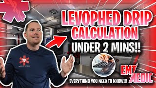 Levophed drip calculation [upl. by Hintze]