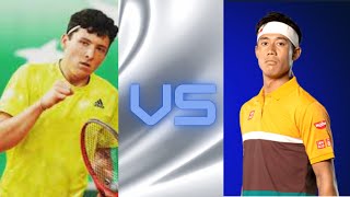 Max Hans Rehberg GER Vs Kei Nishikori 錦織圭2024 HPP Open [upl. by Tacye878]