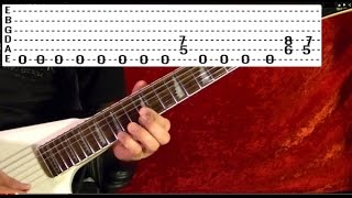 25 Best Heavy Metal Riffs Ever  2 of 2   Guitar Lesson [upl. by Ociram63]