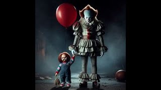 Pennywise Deadly Guns remix AI Horror [upl. by Benito625]