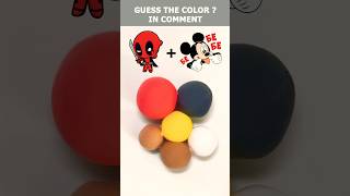 Deadpool and Mickey Mouse Color Mixing Clash🖤💥 [upl. by Notffilc884]