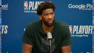 Joel Embiid on losing Game 6 FULL Postgame Interview 🎤 [upl. by Anitrebla]