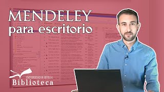 Mendeley Desktop o versión escritorio [upl. by Eirameinna953]