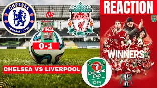 Chelsea vs Liverpool 01 Live Stream Carabao Cup Final EFL Football Match Score reaction Highlights [upl. by Saidee]