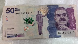 Getting use to Colombian Currency and converting to US dollars [upl. by Yesima944]