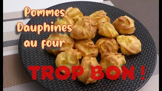 Recette des pommes Dauphine au four😋 Beaucoup moins grasses qua la friture [upl. by Ihcehcu]