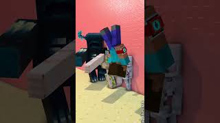 Zombie Becomes Herobrine In The Wall Challenge ⚡⌚⚡ Transform Watch [upl. by Bent]