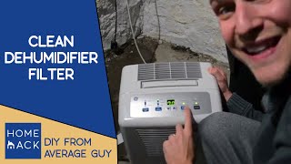 How to clean filter on GE dehumidifier [upl. by Freya]