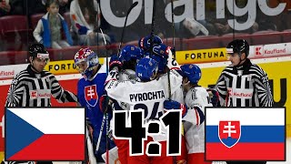 ČESKO VS SLOVENSKO PŘÍPRAVA NA MISTROVSTVÍ SVĚTA V HOKEJI 2024 2ZÁPAS [upl. by Chloette]