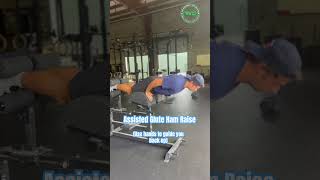 Assisted Glute Ham Raise exercise posteriorchain hamstrings [upl. by Keely]