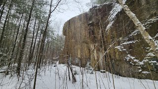 Exploring the 1800s Remnants of Amoskeag Quarry Manchester New Hampshire [upl. by Amahcen]