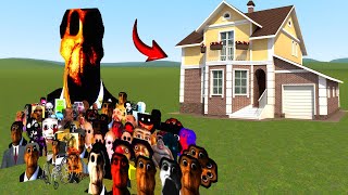 Obunga Family Vs Houses in Garrys Mod 33 [upl. by Attikin]