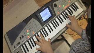 How to make a very basic use of the Roland E50 arranger [upl. by Warthman]