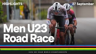 Men Under 23 Road Race highlights  2024 UCI Road World Championships [upl. by Enenaej]