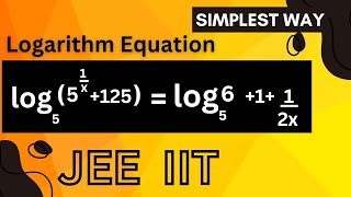 log51x125log6 11x solve x [upl. by Laurent781]