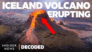 Watch This Iceland Volcano Erupt For The First Time In 6000 Years  Decoded [upl. by Navinod]