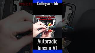 Collegamenti stereo Junsun V1 Android 12 shorts [upl. by Lemmy]