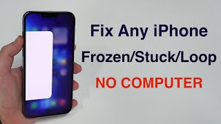 NEW Fix Any iPhone FrozenStuckLoop Screen How to Force Restart [upl. by Kaylyn]