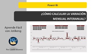 Power Bi  Variación porcentual mensual anual con DAX  Inteligencia de tiempo [upl. by Niran479]