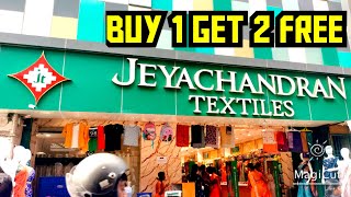 TNagar jeyachandran textiles New trending sarees BUY 1 Get 2 Free sarees collections [upl. by Akirea]