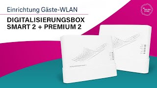 Telekom Digitalisierungsbox Smart 2 amp Premium 2  Einrichtung GästeWLAN [upl. by Miarzim]