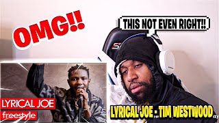 GHANA WHAT UP🇬🇭 GLITCH OVERLOAD Lyrical Joe freestyle 🔥 Snaps on this Westwood REACTION [upl. by Moselle]