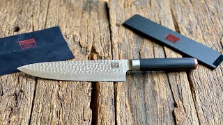 GYUTO GIAPPONESE coltello da chef KOTAI  recensione  SCONTO del 15 [upl. by Eilliw539]