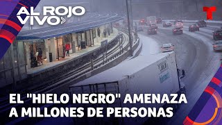 El hielo negro amenaza a millones de personas en Texas durante tormenta invernal [upl. by Elena32]