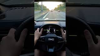 2024 Dacia Duster TCe 130 topspeed autobahn shorts trending [upl. by Cadman]