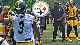 Pittsburgh Steelers OTA’s Day 2 HIGHLIGHTS Patrick Queen Making his PRESENCE KNOWN  Russ amp Pickens [upl. by Anderea]