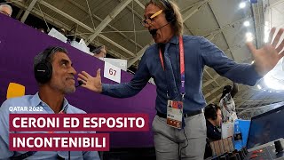 CERONI E ESPOSITO INCONTENIBILI  QATAR 2022  RSI SPORT [upl. by Airtina]