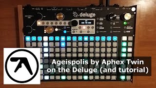 Ageispolis Aphex Twin jamtutorial on the Deluge and other grooveboxes [upl. by Akinwahs]