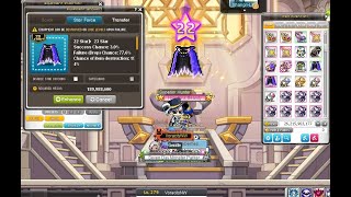 Maplestory full 22 arcanes and fake 3 lining all my gear [upl. by Darsey]