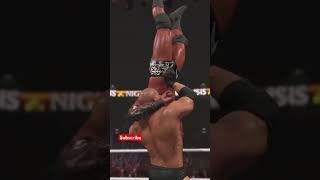 Goldberg wins with another jackhammer wwe2k23 goldberg randyorton [upl. by New]