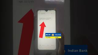 indian bank balance check  indian bank account balance check indianbank indianbanks shortvideo [upl. by Biondo]