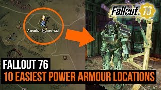 Fallout 76 Unique quotEXCAVATOR POWER ARMORquot Location Guide Fallout 76 Power Armor [upl. by Jewell965]