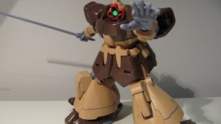 1144 HGUC Dom Tropen Sand Brown Ver Review [upl. by Suoirrad892]