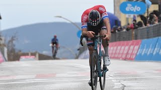 TirrenoAdriatico 2021 stage 5 Mathieu van der Poels stunning solo win [upl. by Attenra]