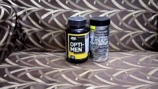 ON Optimen vs Muscletech Multi Vitamin [upl. by Oswin963]