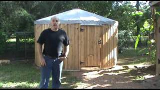 Mountain wind yurts 12 Yurt with info and construction details [upl. by Jessie]