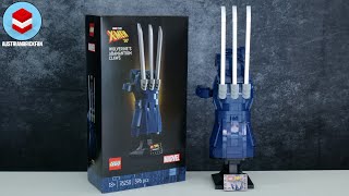 LEGO XMen 76250 Wolverines Adamantium Claws  LEGO Speed Build Review [upl. by Ymmak160]