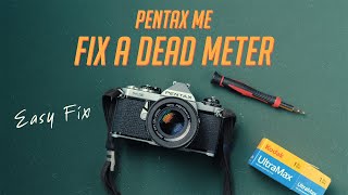 Meter Repair  Pentax ME [upl. by Tate]